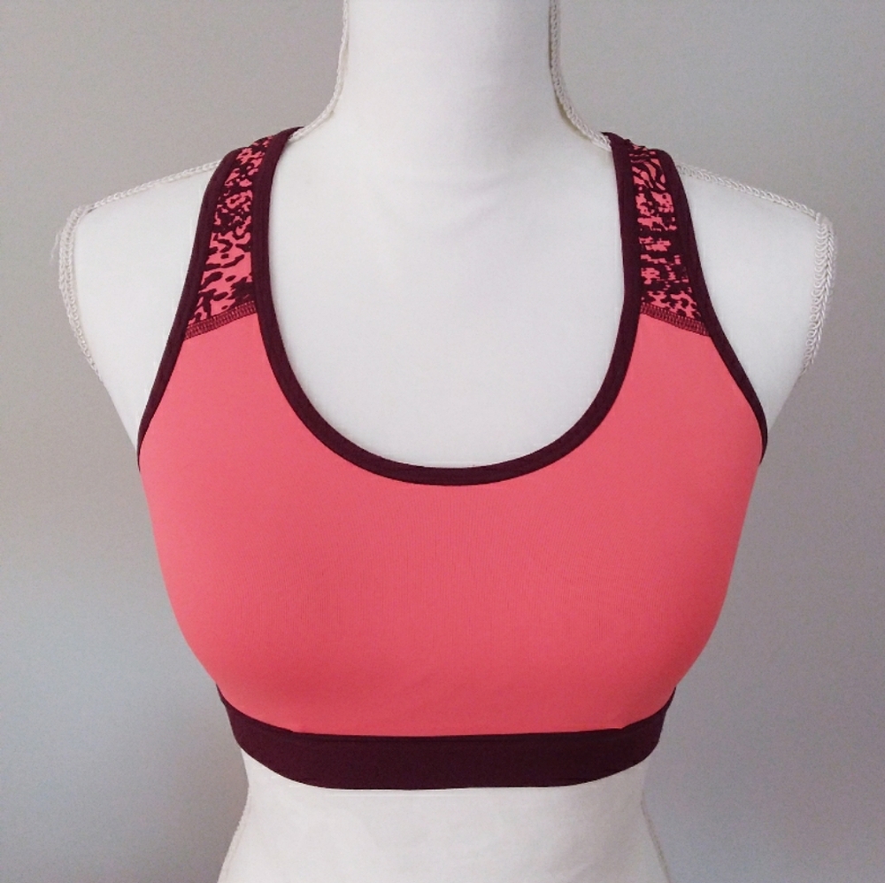 4/$20 🌸 Champion Peach/Burgandy Sports Bra